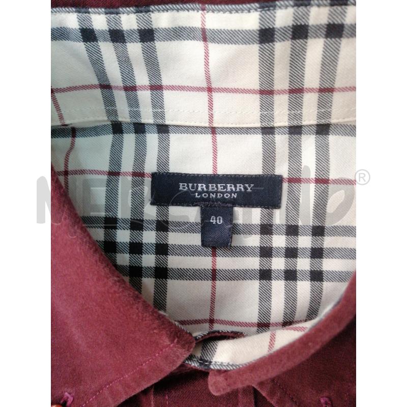 Camicia hotsell burberry rossa