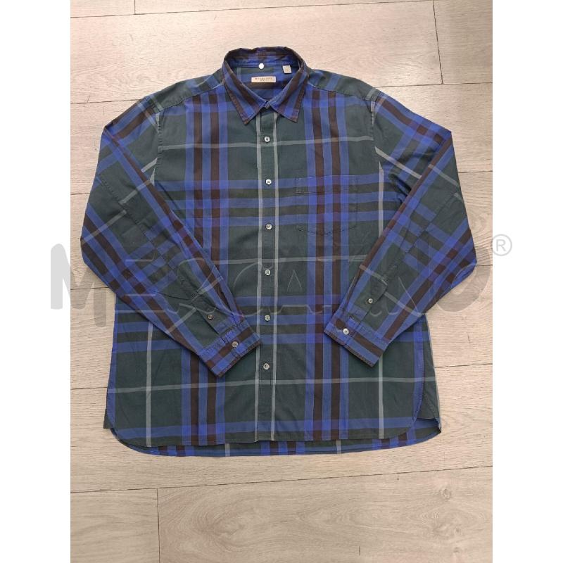 CAMICIA UOMO BURBERRY VERDE QUADRI BLU | Mercatino dell'Usato Roma gregorio vii 1