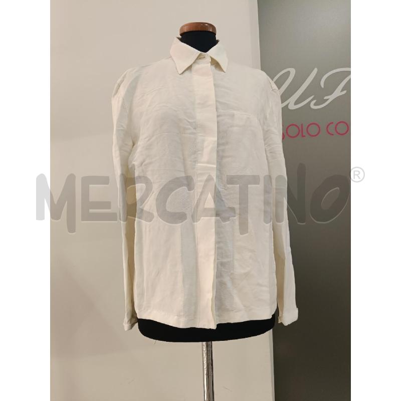 CAMICIA UOMO EMPORIO ARMANI BIANCA LINO | Mercatino dell'Usato Roma gregorio vii 1