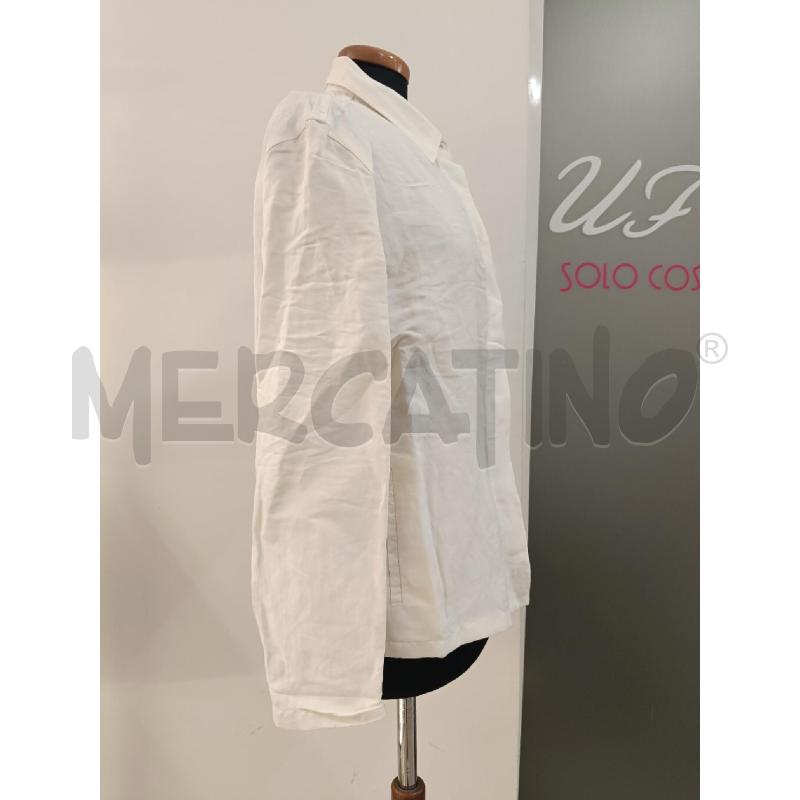 CAMICIA UOMO EMPORIO ARMANI BIANCA LINO | Mercatino dell'Usato Roma gregorio vii 2