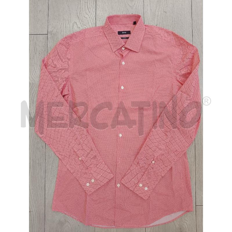 CAMICIA UOMO HUGO BOSS ROSSA QUADRI | Mercatino dell'Usato Roma gregorio vii 1