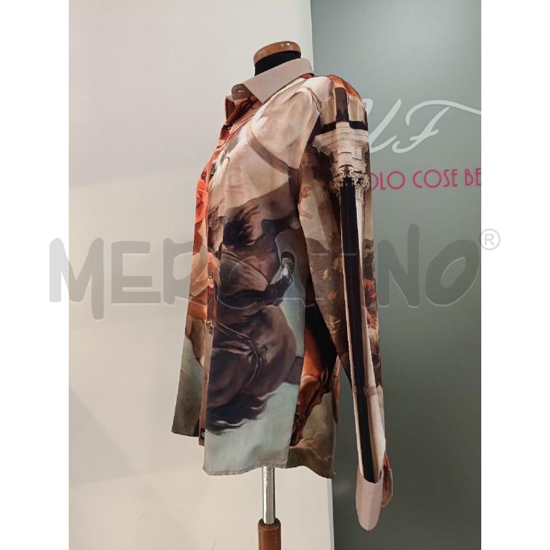 CAMICIA UOMO KARL MOOOOD FANTASIA BEIGE | Mercatino dell'Usato Roma gregorio vii 2
