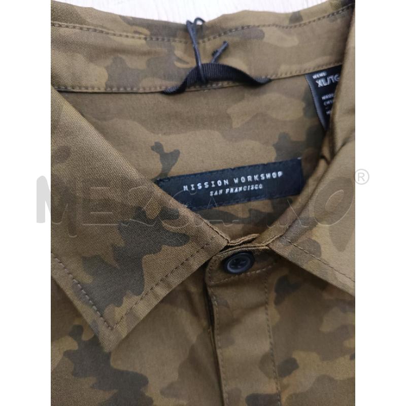 CAMICIA UOMO MISSION WORKSHOP CAMOUFLAGE | Mercatino dell'Usato Roma gregorio vii 2