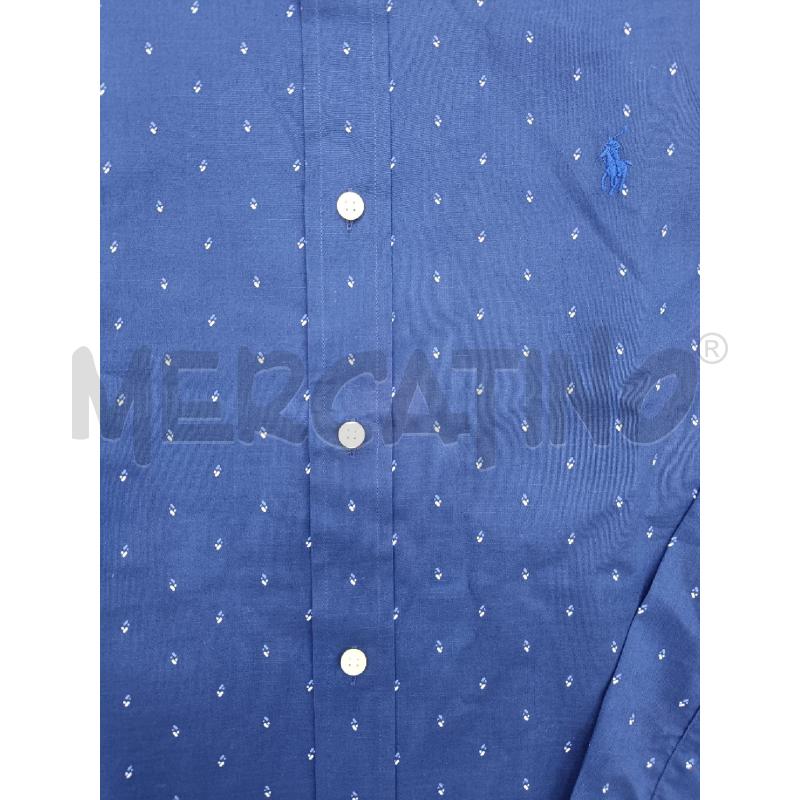 CAMICIA UOMO RALPH LAUREN BLU SIMBOLI | Mercatino dell'Usato Roma gregorio vii 2