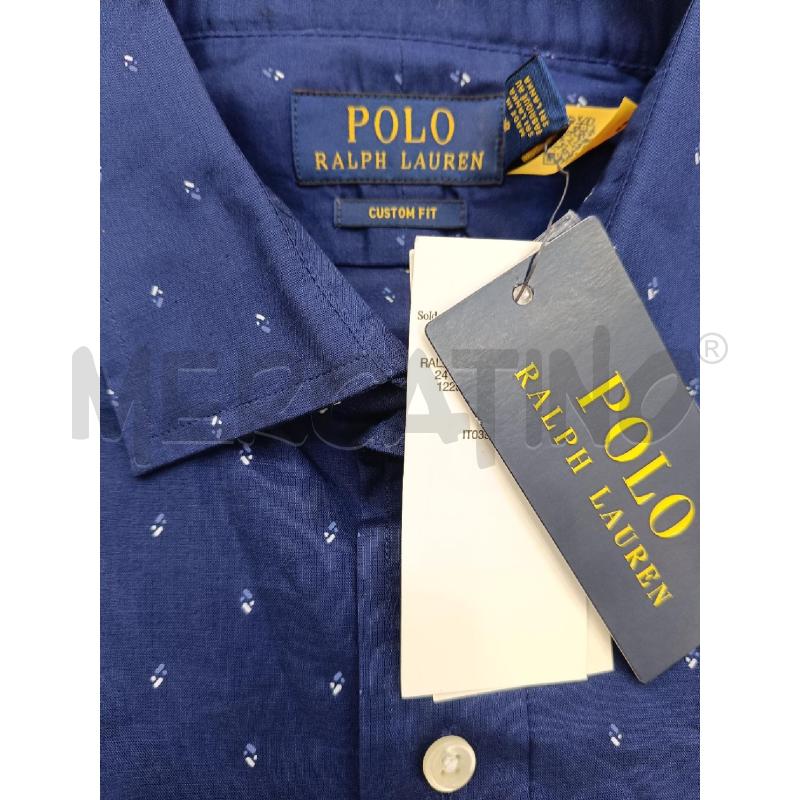 CAMICIA UOMO RALPH LAUREN BLU SIMBOLI | Mercatino dell'Usato Roma gregorio vii 4