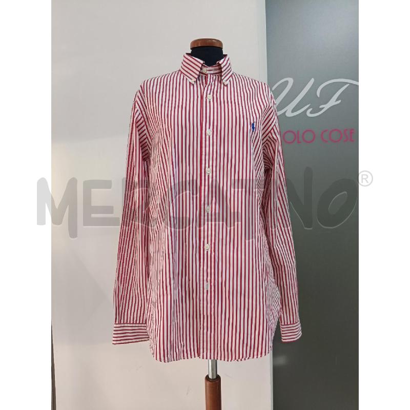CAMICIA UOMO RALPH LAUREN RIGHE ROSSE E BIANCHE | Mercatino dell'Usato Roma gregorio vii 1