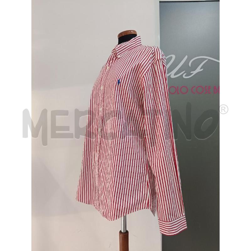 CAMICIA UOMO RALPH LAUREN RIGHE ROSSE E BIANCHE | Mercatino dell'Usato Roma gregorio vii 2