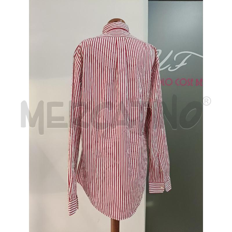 CAMICIA UOMO RALPH LAUREN RIGHE ROSSE E BIANCHE | Mercatino dell'Usato Roma gregorio vii 3