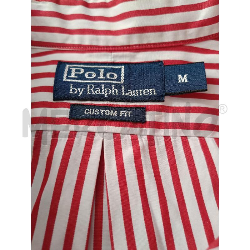 CAMICIA UOMO RALPH LAUREN RIGHE ROSSE E BIANCHE | Mercatino dell'Usato Roma gregorio vii 4