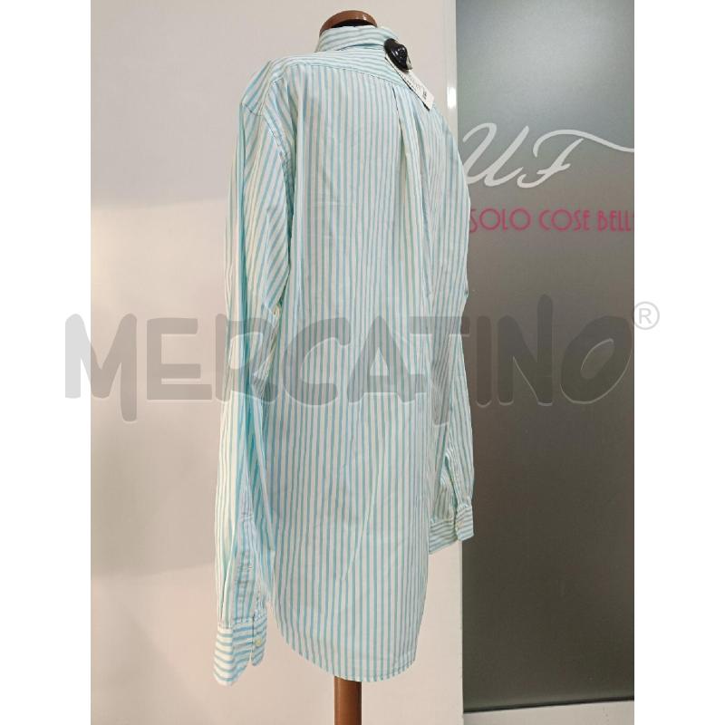 CAMICIA UOMO RALPH LAUREN RIGHE TURCHESI CAVALLINO GIALLO | Mercatino dell'Usato Roma gregorio vii 3