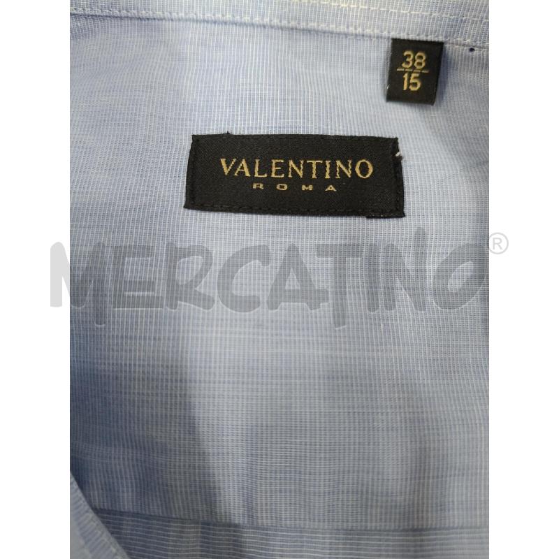 CAMICIA UOMO VALENTINO CELESTE  | Mercatino dell'Usato Roma gregorio vii 4
