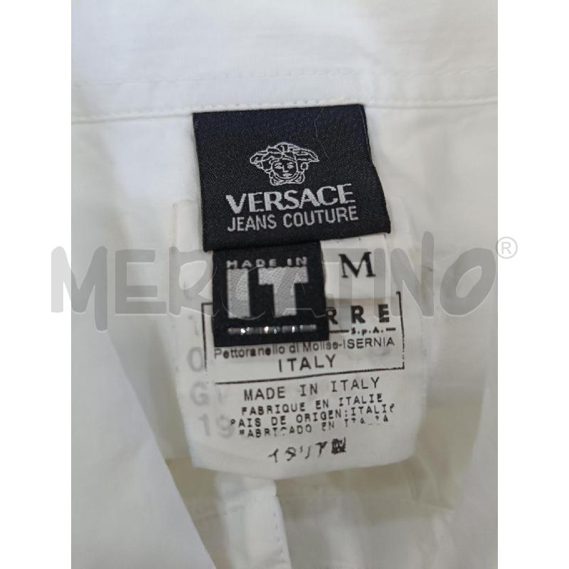 CAMICIA UOMO VERSACE BIANCA RICAMI | Mercatino dell'Usato Roma gregorio vii 4