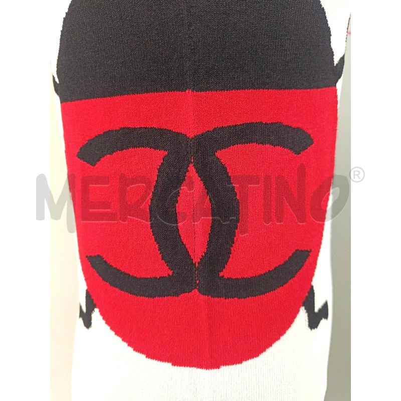 CANOTTA CHANEL BIANCA CON COCCINELLE COLLEZIONE 2004  | Mercatino dell'Usato Roma gregorio vii 4