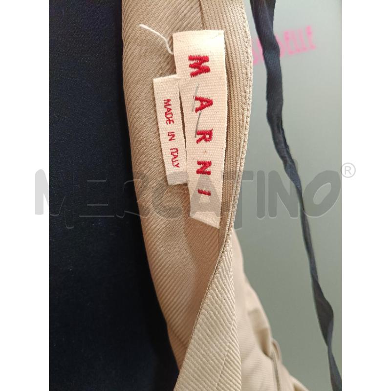 CANOTTA DONNA MARNI BEIGE FIOCCO NERO | Mercatino dell'Usato Roma gregorio vii 4