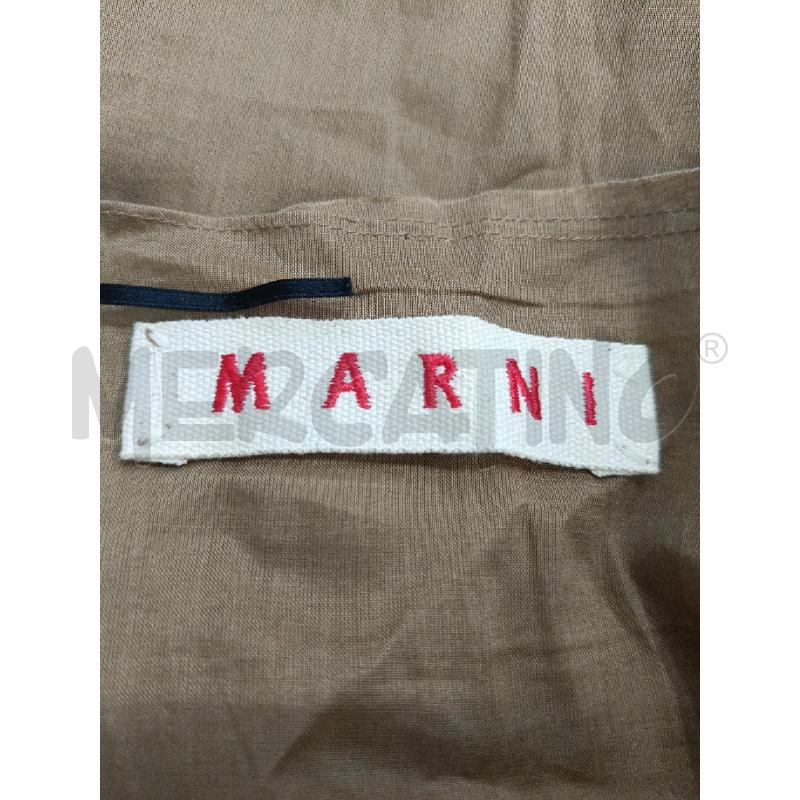 CANOTTA DONNA MARNI MARRONE COTONE | Mercatino dell'Usato Roma gregorio vii 4