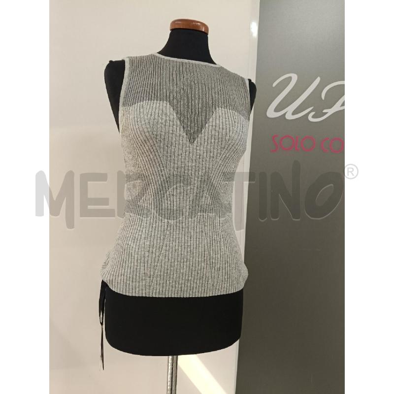 CANOTTA DONNA PINKO GRIGIA SETA CASHMERE | Mercatino dell'Usato Roma gregorio vii 1
