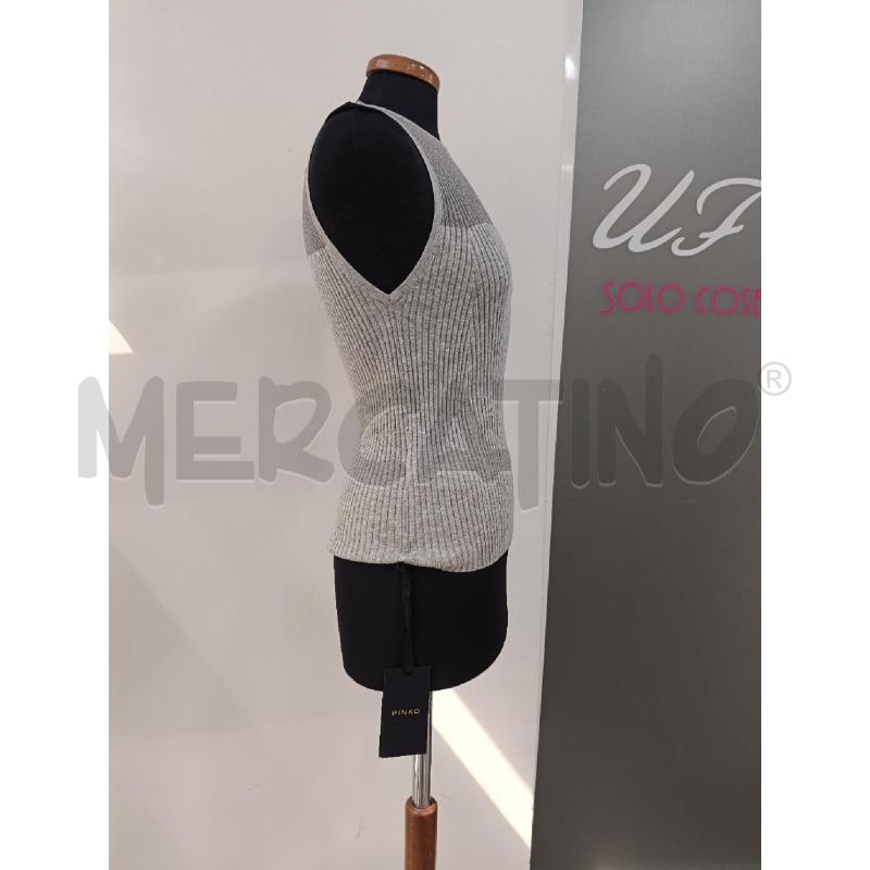 CANOTTA DONNA PINKO GRIGIA SETA CASHMERE | Mercatino dell'Usato Roma gregorio vii 2