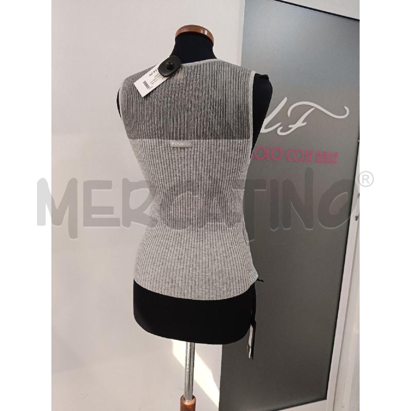 CANOTTA DONNA PINKO GRIGIA SETA CASHMERE | Mercatino dell'Usato Roma gregorio vii 3