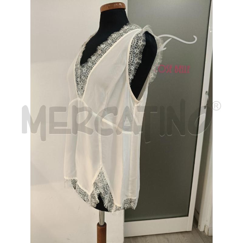 CANOTTA DONNA PINKO PANNA BORDI PIZZO | Mercatino dell'Usato Roma gregorio vii 3