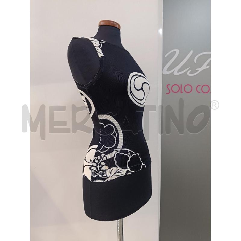 CANOTTA DONNA RICHMOND NERA SIMBOLO BIANCO | Mercatino dell'Usato Roma gregorio vii 2
