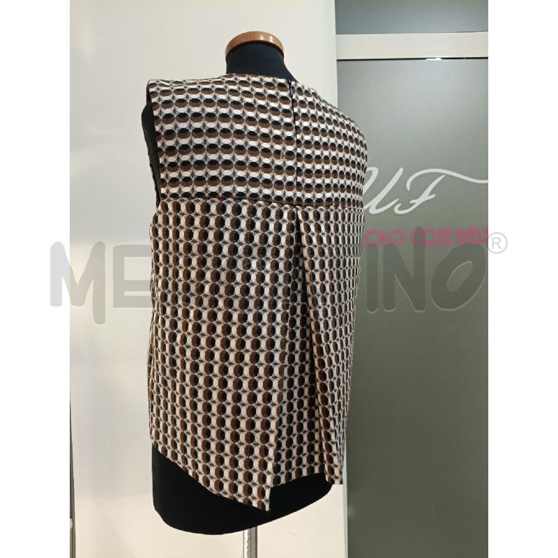 CANOTTA DONNA SPACE MARRONE NERO BEIGE | Mercatino dell'Usato Roma gregorio vii 3
