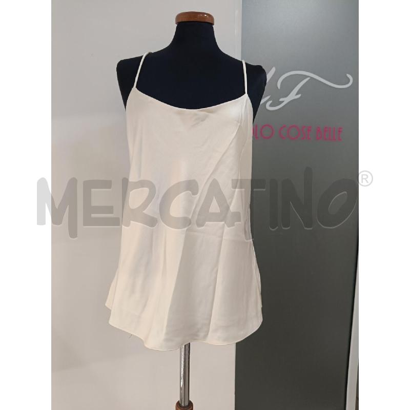CANOTTA DONNA TARA JARMON BEIGE PERLE | Mercatino dell'Usato Roma gregorio vii 1