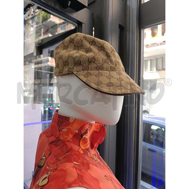 CAPPELLO GUCCI MONOGRAM BEIGE | Mercatino dell'Usato Roma gregorio vii 1