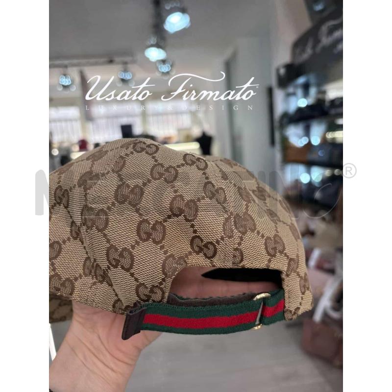 CAPPELLO GUCCI MONOGRAM BEIGE | Mercatino dell'Usato Roma gregorio vii 2
