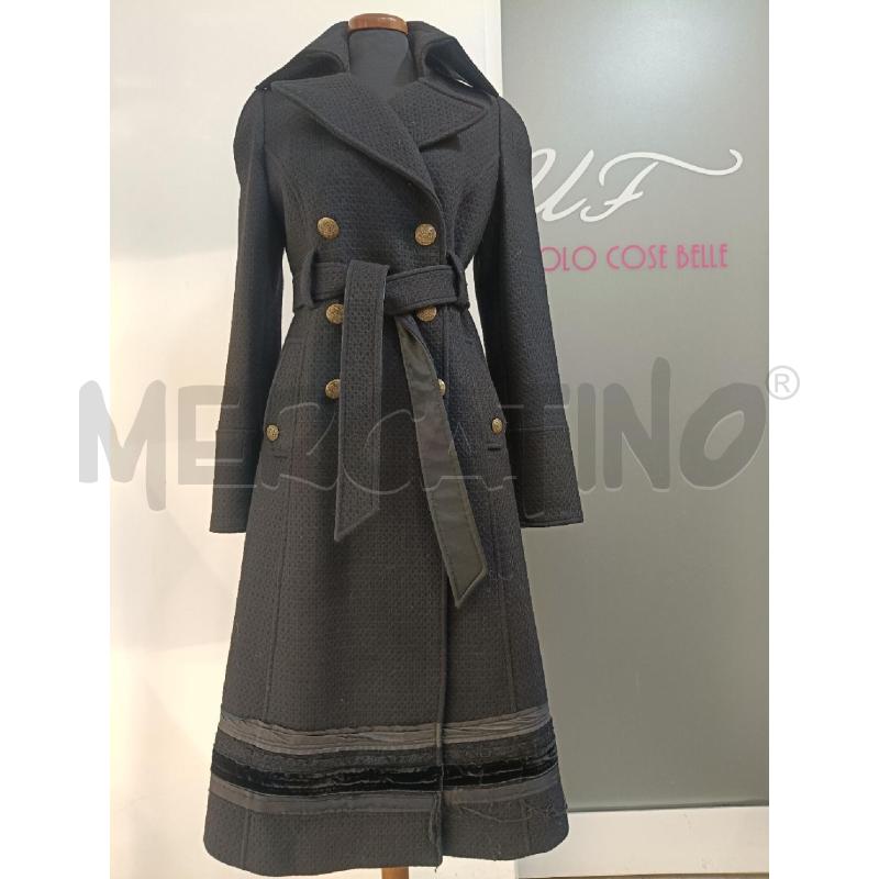 CAPPOTTO DOLCE E GABBANA NERO IN LANA GREZZA FODERA SETA | Mercatino dell'Usato Roma gregorio vii 1
