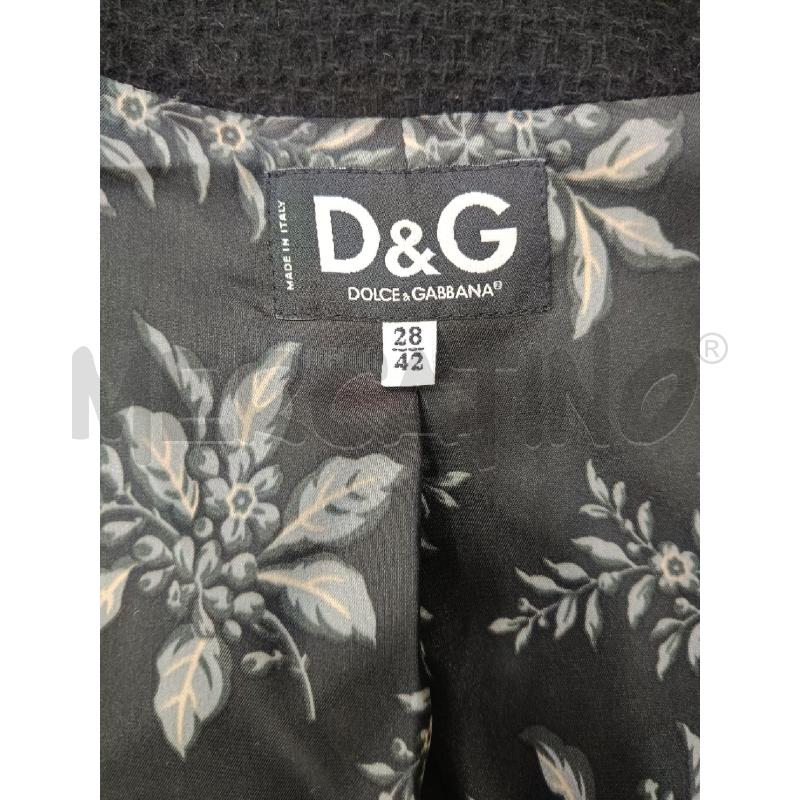 CAPPOTTO DOLCE E GABBANA NERO IN LANA GREZZA FODERA SETA | Mercatino dell'Usato Roma gregorio vii 4