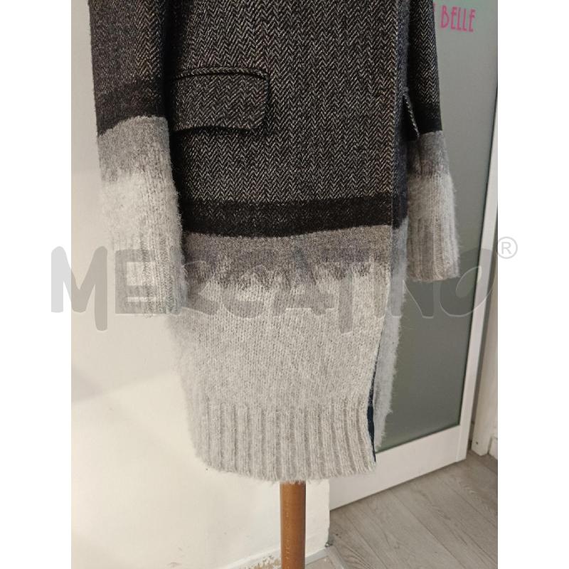 CAPPOTTO DONNA DONDUP SPIGATO GRIGIO NERO MISTO LANA ALPACA | Mercatino dell'Usato Roma gregorio vii 2