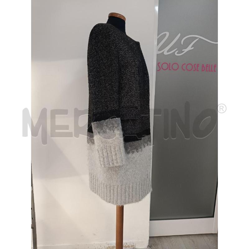 CAPPOTTO DONNA DONDUP SPIGATO GRIGIO NERO MISTO LANA ALPACA | Mercatino dell'Usato Roma gregorio vii 3