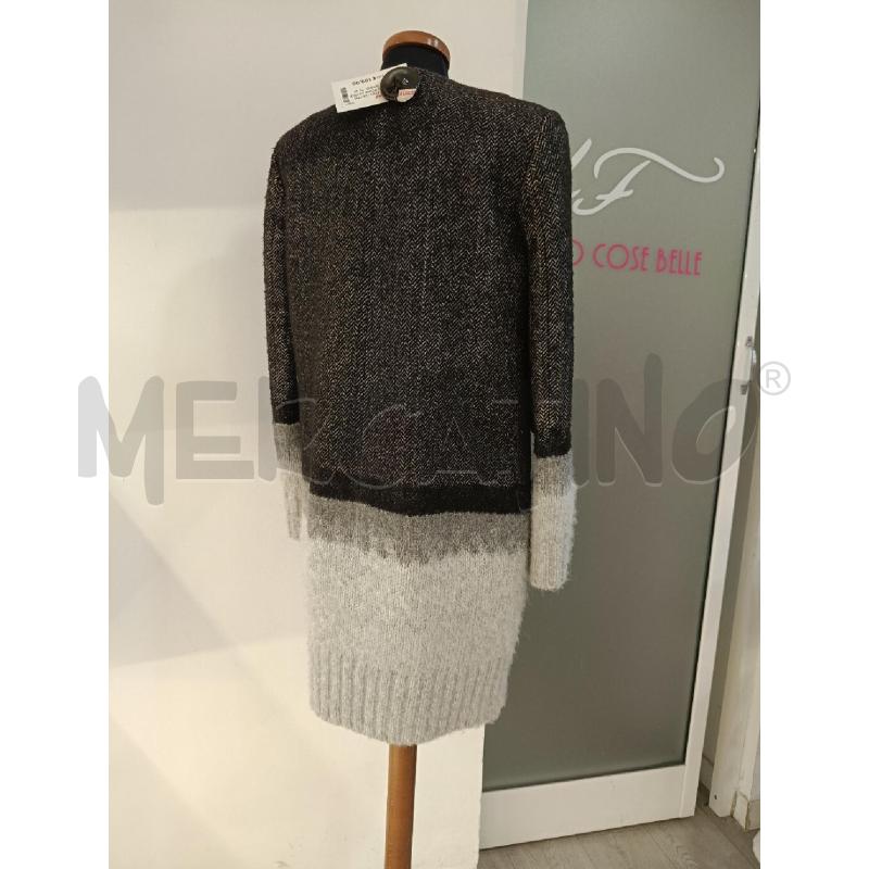 CAPPOTTO DONNA DONDUP SPIGATO GRIGIO NERO MISTO LANA ALPACA | Mercatino dell'Usato Roma gregorio vii 4