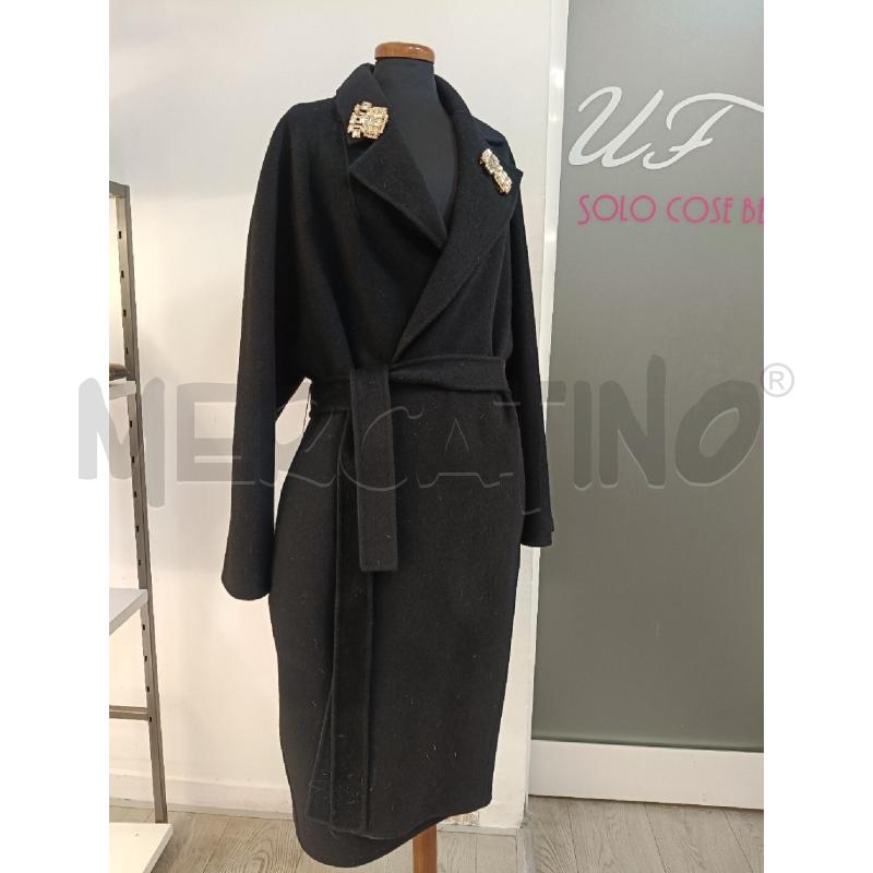 CAPPOTTO DONNA ELISABETTA FRANCHI NERO LANA | Mercatino dell'Usato Roma gregorio vii 1