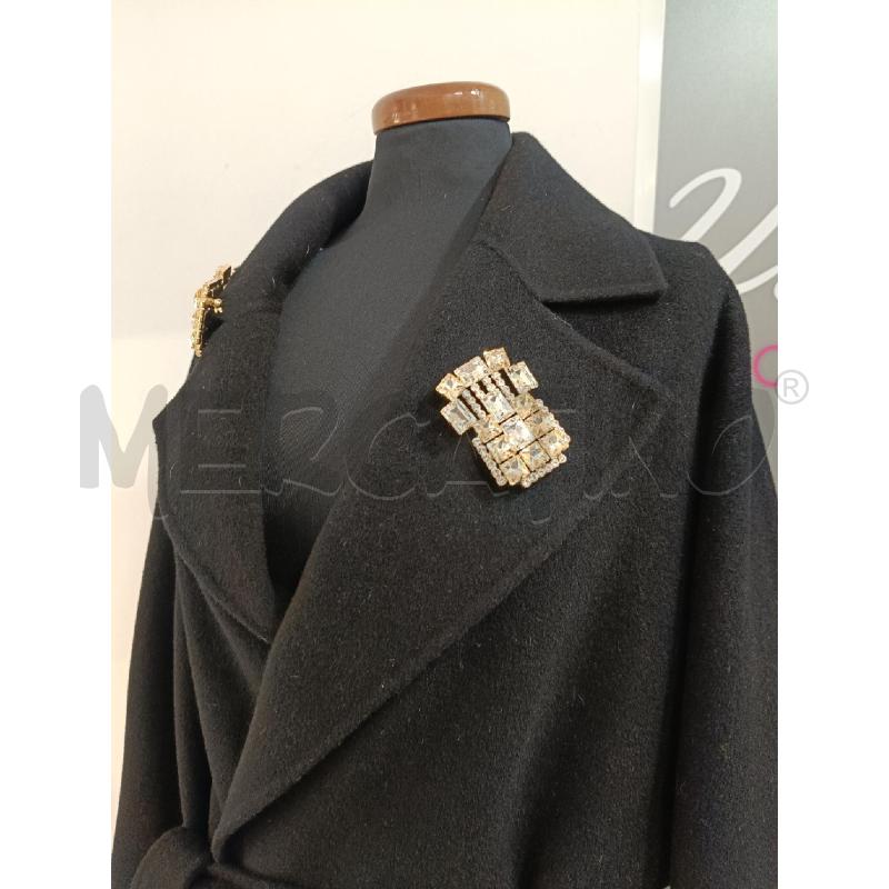 CAPPOTTO DONNA ELISABETTA FRANCHI NERO LANA | Mercatino dell'Usato Roma gregorio vii 2