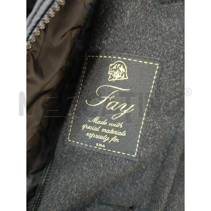 CAPPOTTO UOMO FAY DOUBLE COAT GRIGIO | Mercatino dell'Usato Roma gregorio vii 4