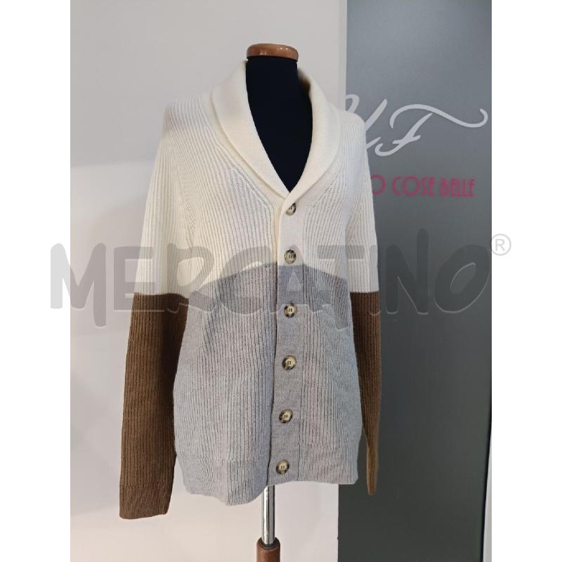 CARDIGAN BLUNAUTA PANNA GRIGIO MARRONE  | Mercatino dell'Usato Roma gregorio vii 1