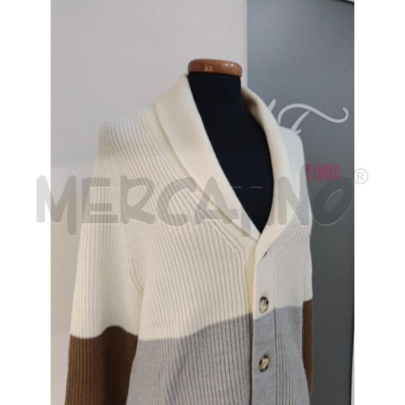CARDIGAN BLUNAUTA PANNA GRIGIO MARRONE  | Mercatino dell'Usato Roma gregorio vii 2