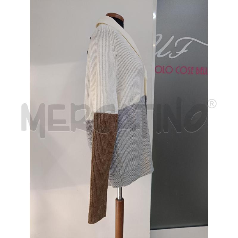 CARDIGAN BLUNAUTA PANNA GRIGIO MARRONE  | Mercatino dell'Usato Roma gregorio vii 3