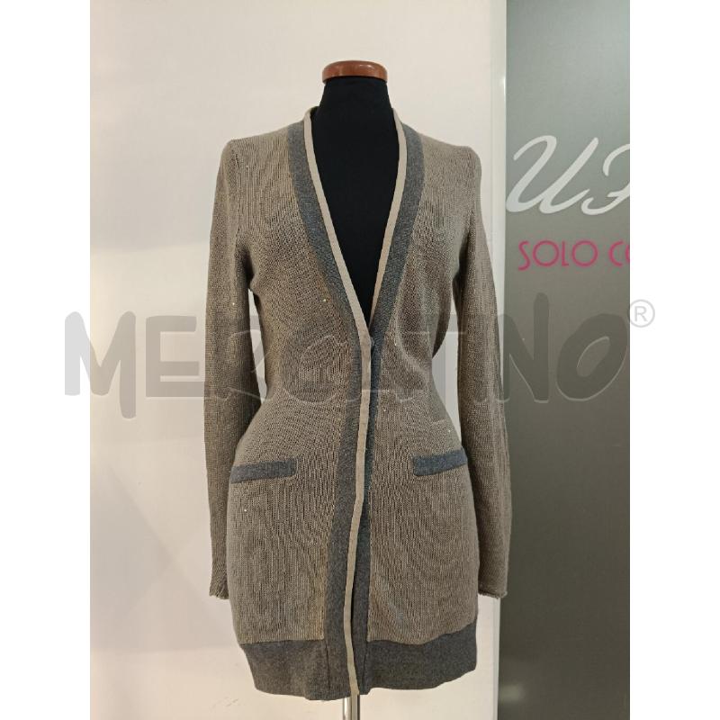CARDIGAN DONNA BRUNELLO CUCINELLI LINO E SETA CON PAILLETTES | Mercatino dell'Usato Roma gregorio vii 1