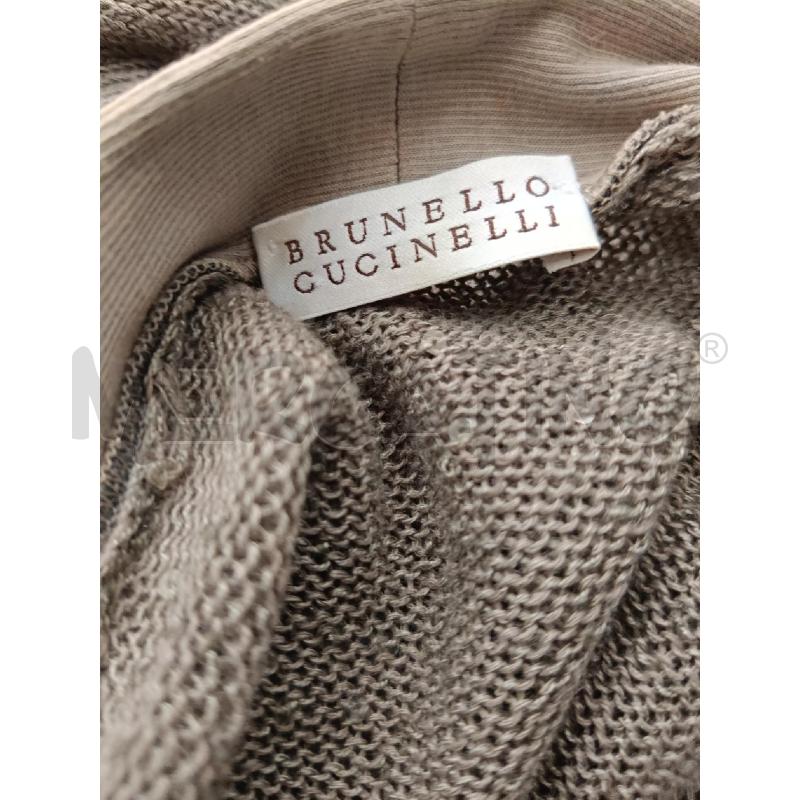 CARDIGAN DONNA BRUNELLO CUCINELLI LINO E SETA CON PAILLETTES | Mercatino dell'Usato Roma gregorio vii 4