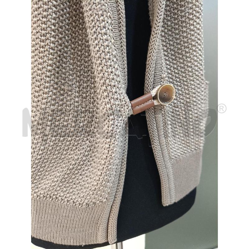 CARDIGAN DONNA FABIANA FILIPPI BEIGE 1 BOTTONE | Mercatino dell'Usato Roma gregorio vii 2