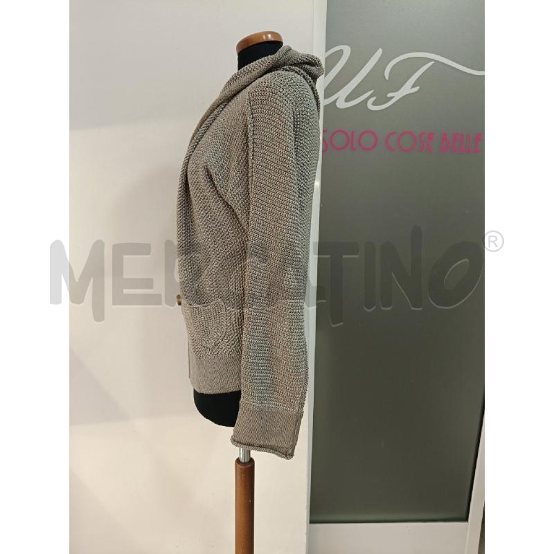 CARDIGAN DONNA FABIANA FILIPPI BEIGE 1 BOTTONE | Mercatino dell'Usato Roma gregorio vii 3
