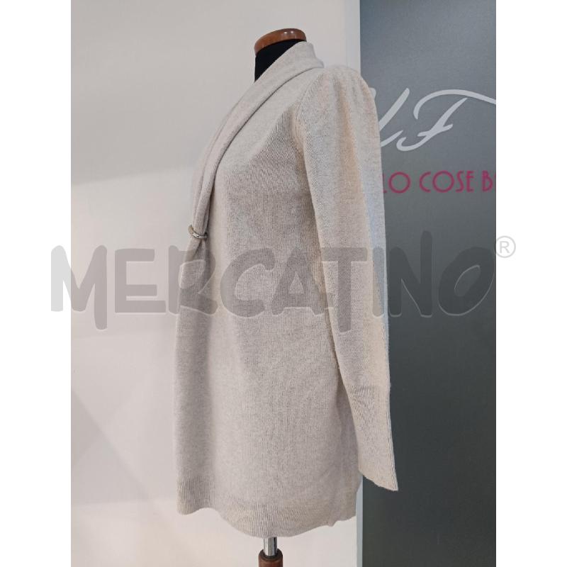 CARDIGAN DONNA FABIANA FILIPPI BEIGE CASHMERE | Mercatino dell'Usato Roma gregorio vii 2
