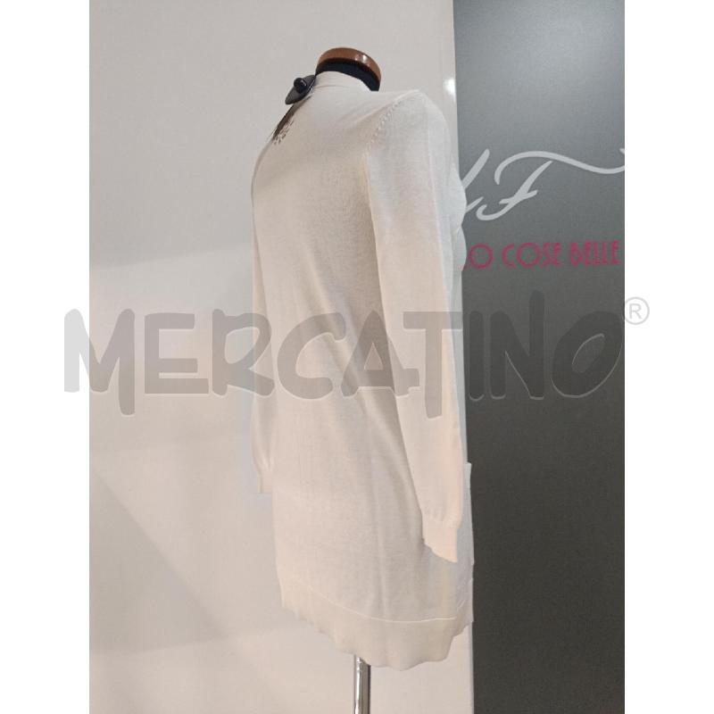 CARDIGAN DONNA MALIPARMI BEIGE MISTO SETA  | Mercatino dell'Usato Roma gregorio vii 3