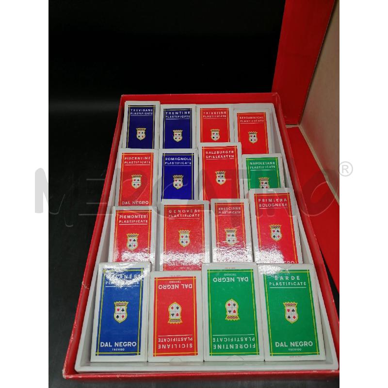 CARTE DA GIOCO DAL NEGRO REGIONI ITALIANE  | Mercatino dell'Usato Roma gregorio vii 2
