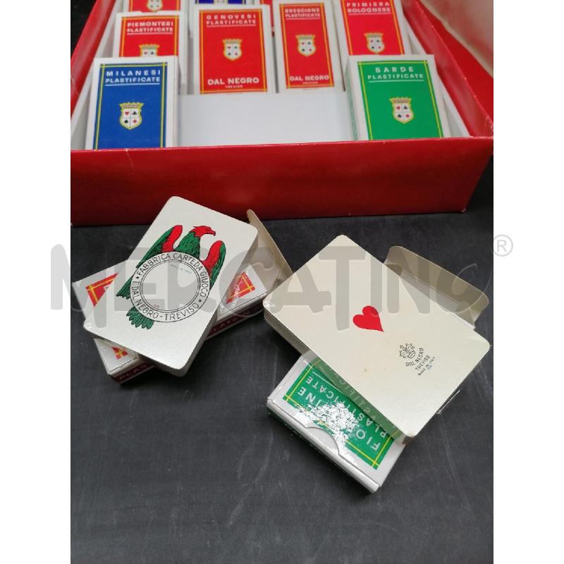 CARTE DA GIOCO DAL NEGRO REGIONI ITALIANE  | Mercatino dell'Usato Roma gregorio vii 3