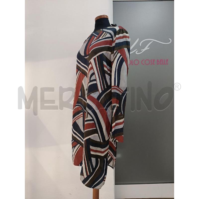 CASACCA JUCCA IN SETA MULTICOLOR TRAMA ASTRATTA | Mercatino dell'Usato Roma gregorio vii 2