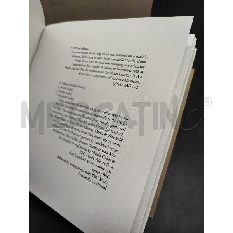 CD DEAD CAN DANCE  | Mercatino dell'Usato Roma gregorio vii 4