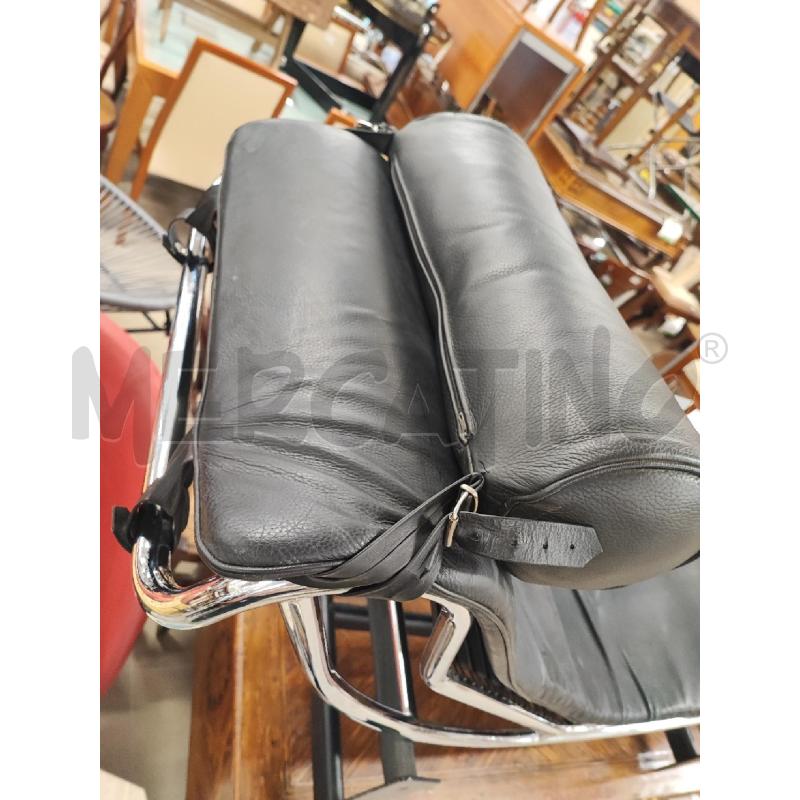 CHAISE LONGUE NERA CROMO ALIVAR  | Mercatino dell'Usato Roma gregorio vii 3